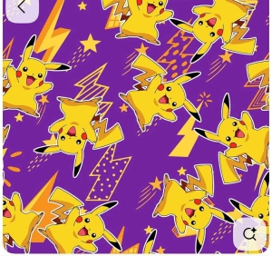 Dresówka pętelka druk cyfrowy pika