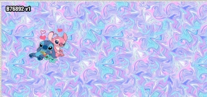 Teplákovina druk cyfrowy stich maziaje - panel 85x180 