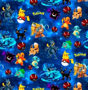 Sommersweat druk cyfrowy pokemon granat