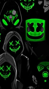 Dresówka pętelka druk cyfrowy dark