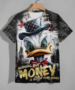 Dresówka pętelka druk cyfrowy kaczor - panel 85x180 