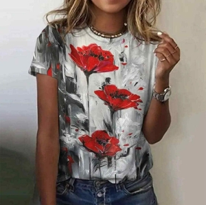 Jersey druk cyfrowy maki - panel 98x180 