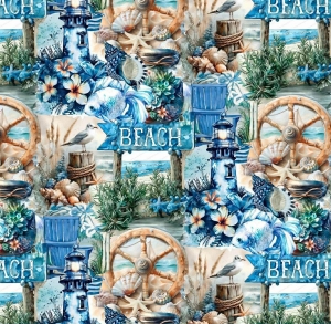 Jersey  druk cyfrowy marine