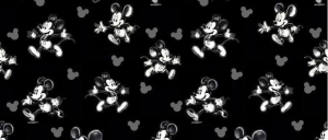 Jersey  druk cyfrowy czarna myszka