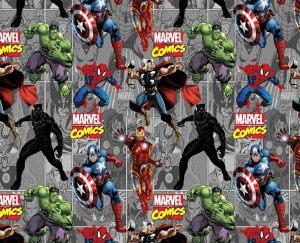 Dresówka pętelka druk bohaterowie