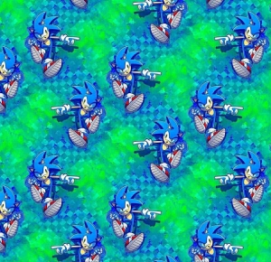 Dresówka pętelka druk jeżyk