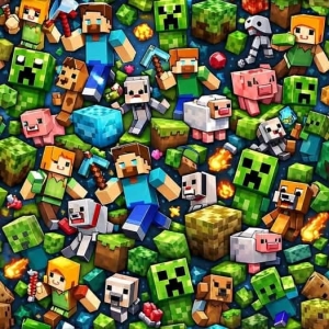 Dresówka pętelka druk cyfrowy  craft