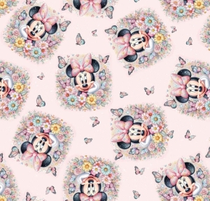 Dresówka pętelka druk cyfrowy myszka kokardka