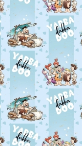 Dresówka pętelka druk cyfrowy jaskiniowcy miętowe tło