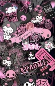 Jersey  druk cyfrowy kuromi
