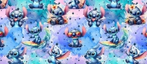 Dresówka pętelka druk cyfrowy stich na plaży