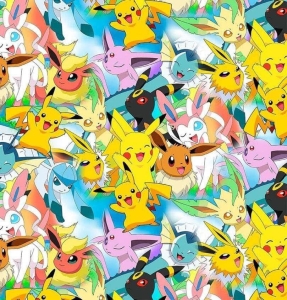 Sommersweat druk cyfrowy pokemon happy 
