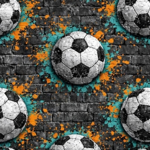 Sommersweat druk cyfrowy cyfrowy football 